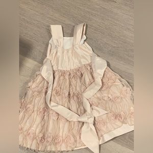 Size 6 beige Blush Pink dress